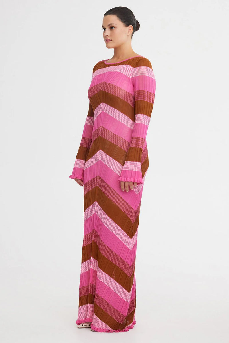 Elysian Collective Significant Other Gabriela Maxi Dress Floss Stripe