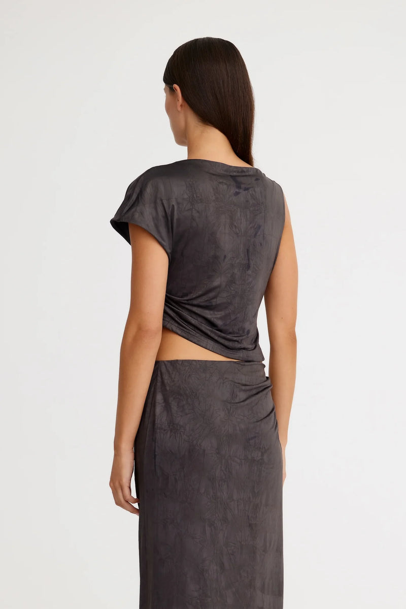 Elysian Collective Significant Other Priya Top Charcoal