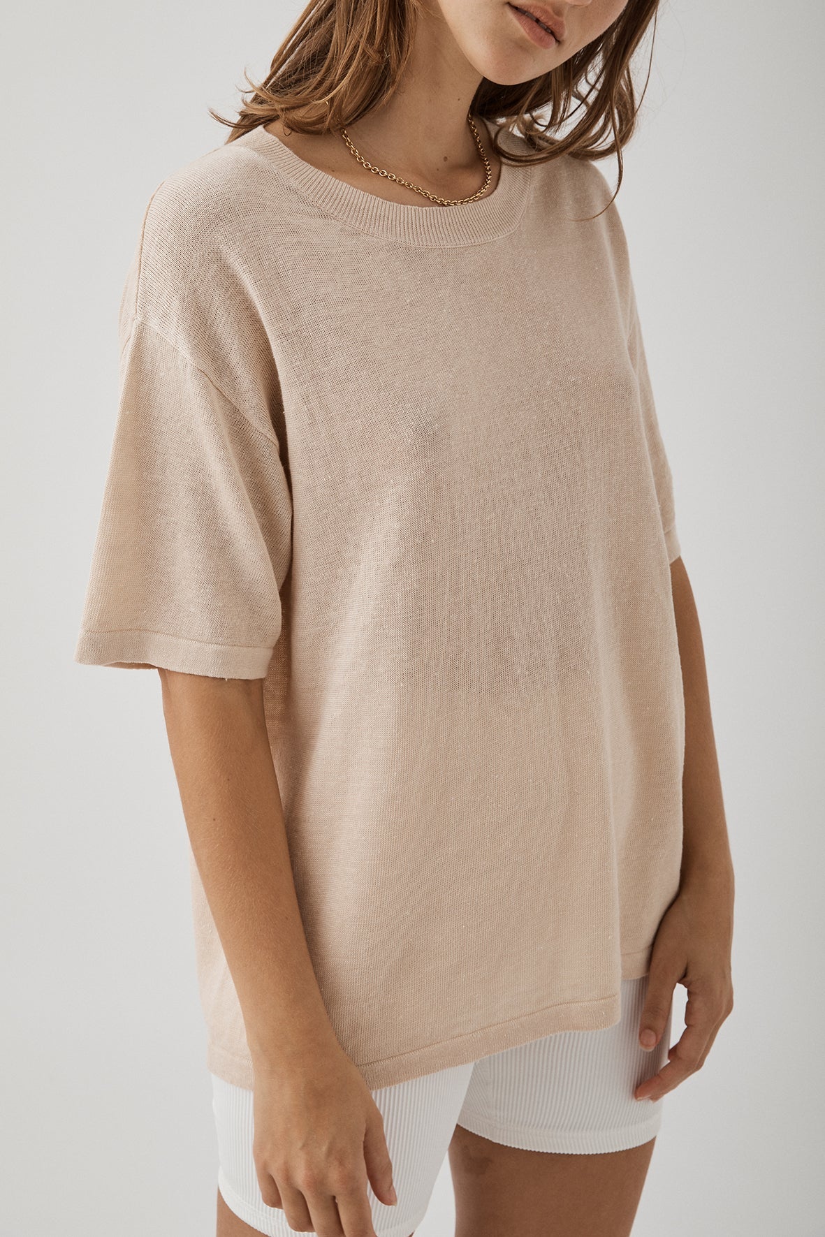 Elysian Collective Arcaa Movement Hugo Tee Sand