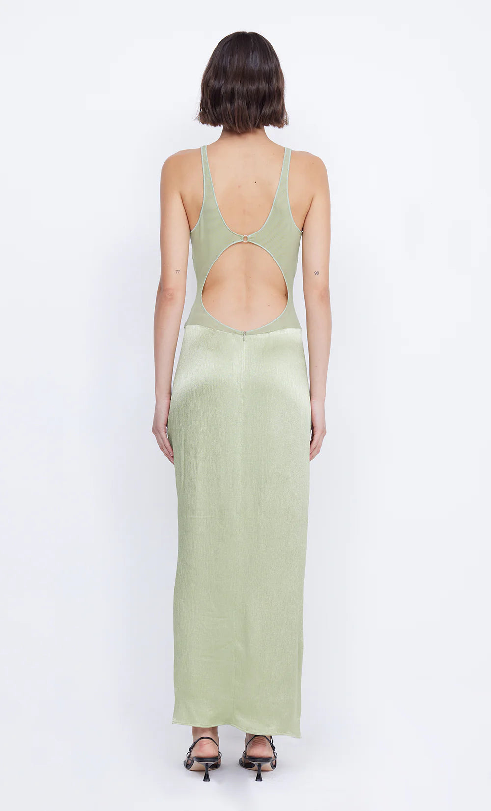 Elysian Collective Bec and Bridge Hacie Maxi Dress Avocado 