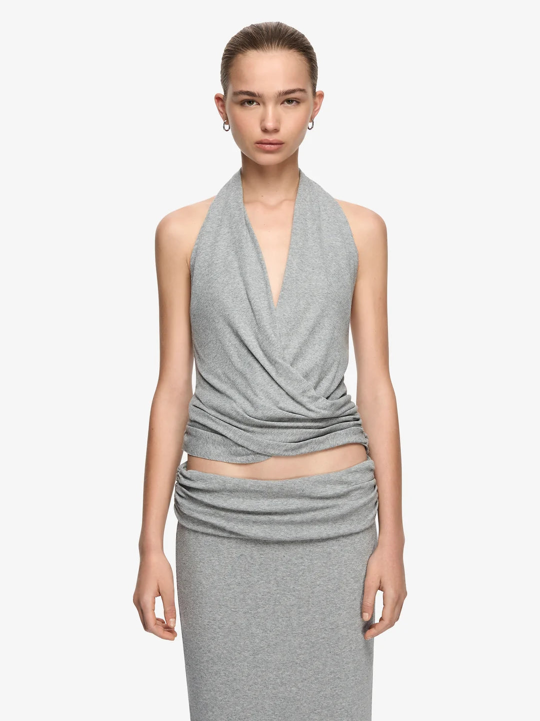 Elysian Collective Bec + Bridge Nerida Top Grey Marle