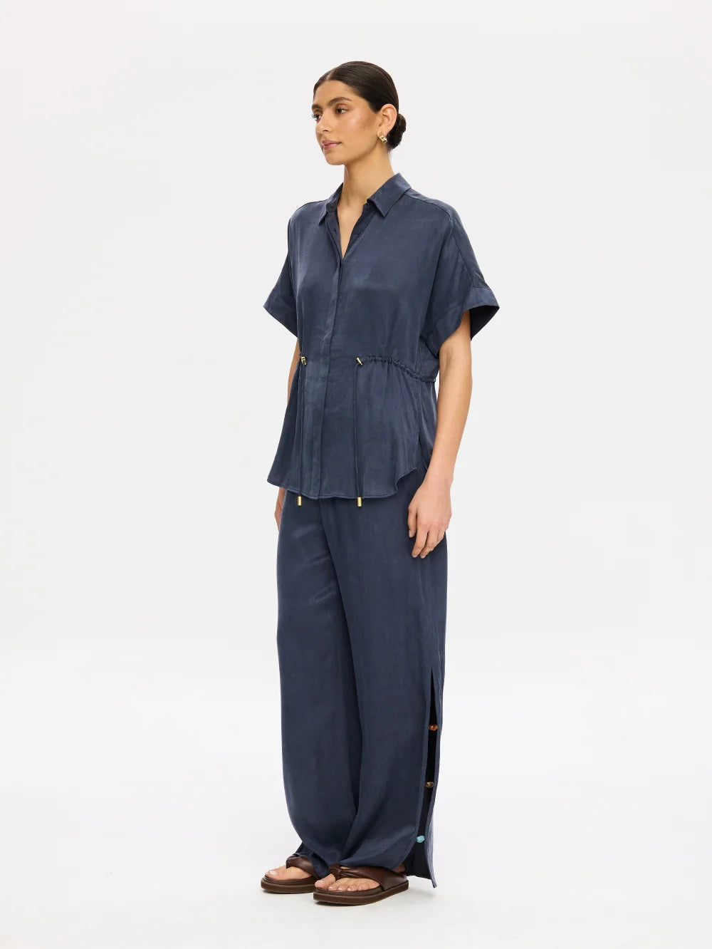 Elysian Collective Kivari Jaxon Shirt Petrol