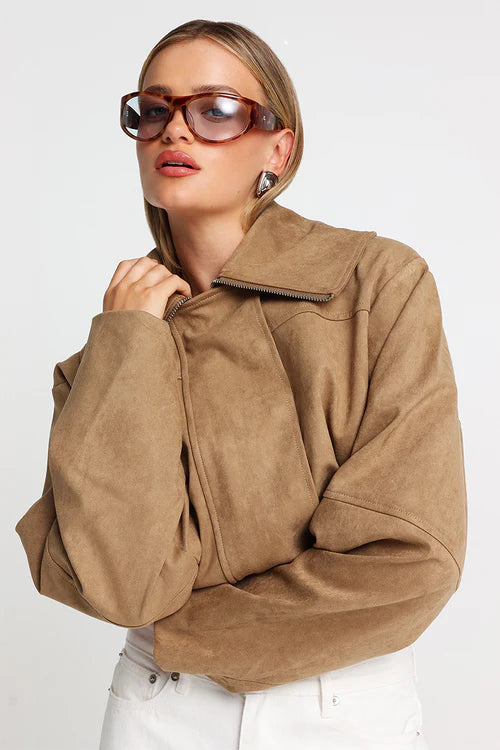 Elysian Collective Madison The Label Solene Jacket Fawn