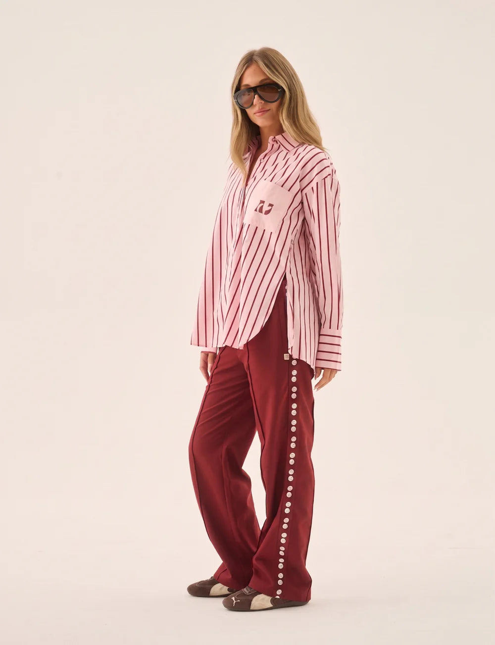Elysian Collective AJ Crest Palermo Shirt Ballet Pink