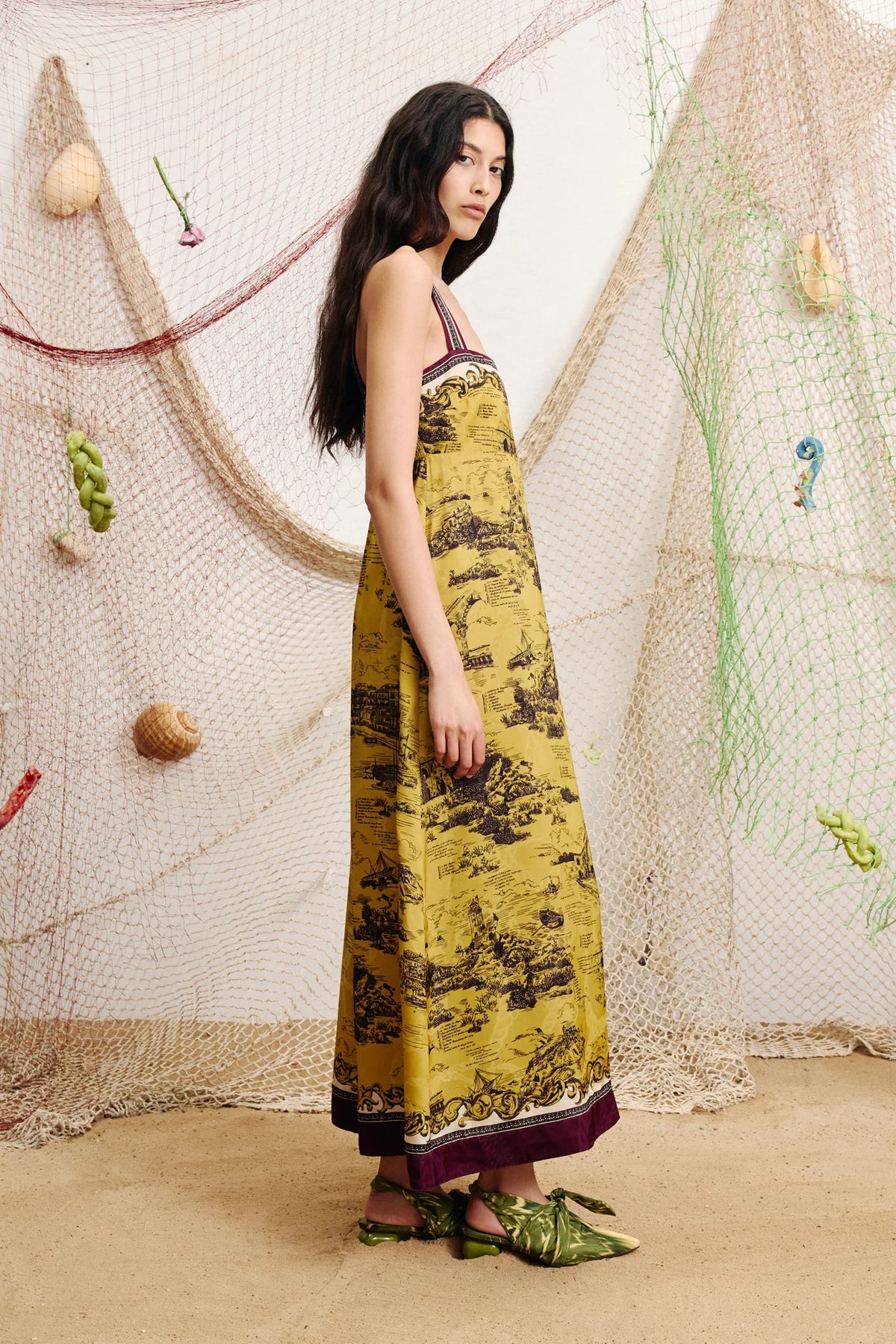 Elysian Collective Alemais Martos Daydress Gold