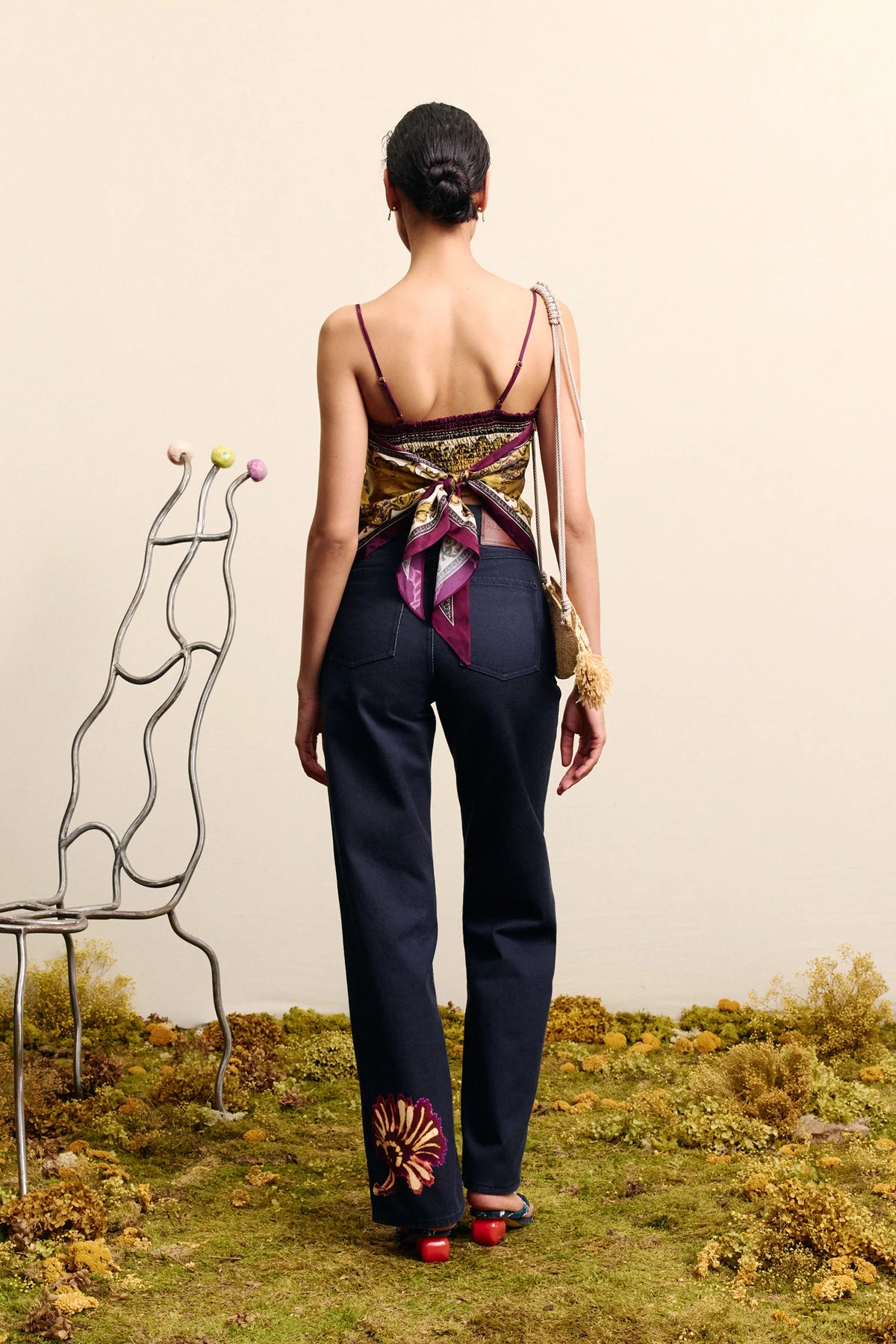 Elysian Collective Alemais Martos Scarf Top