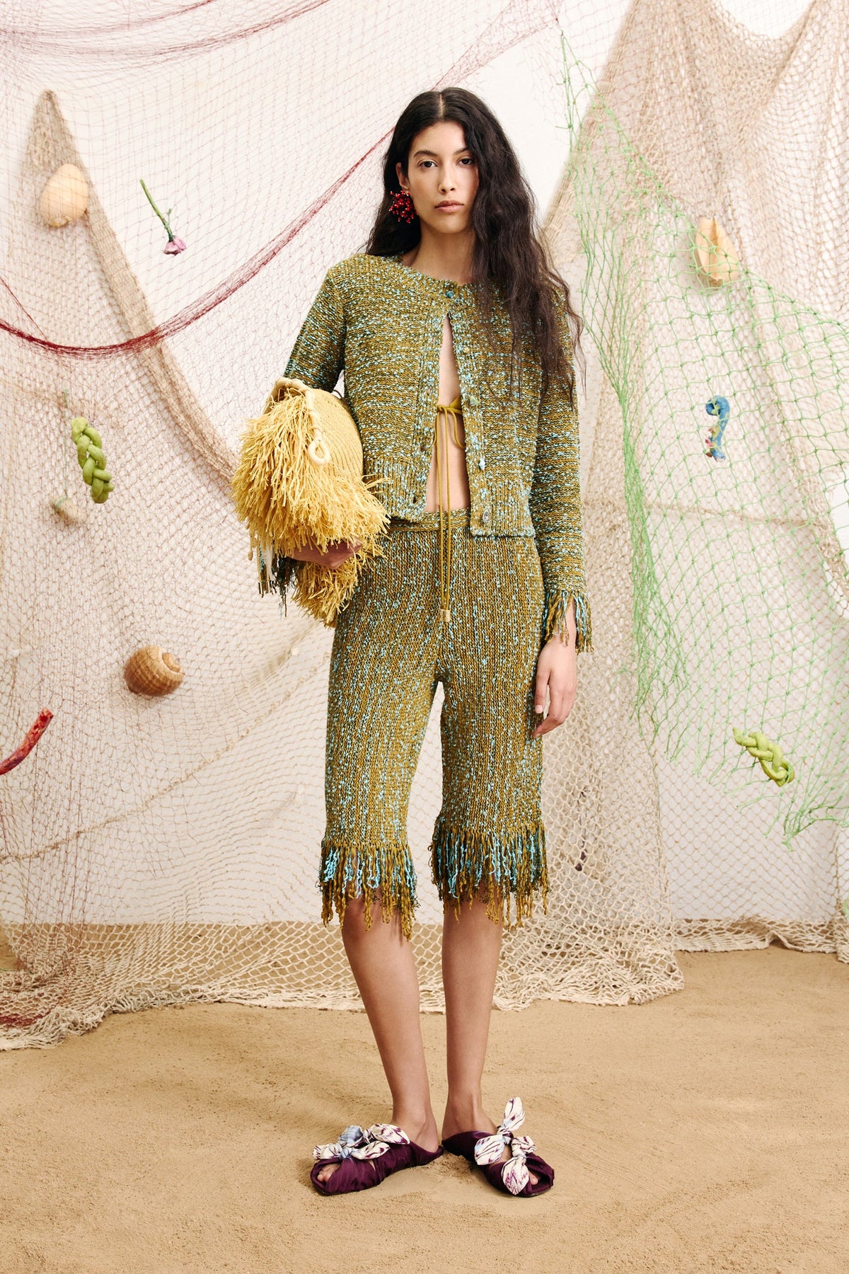 ALEMAIS - NIEVE SEQUIN KNIT PANT