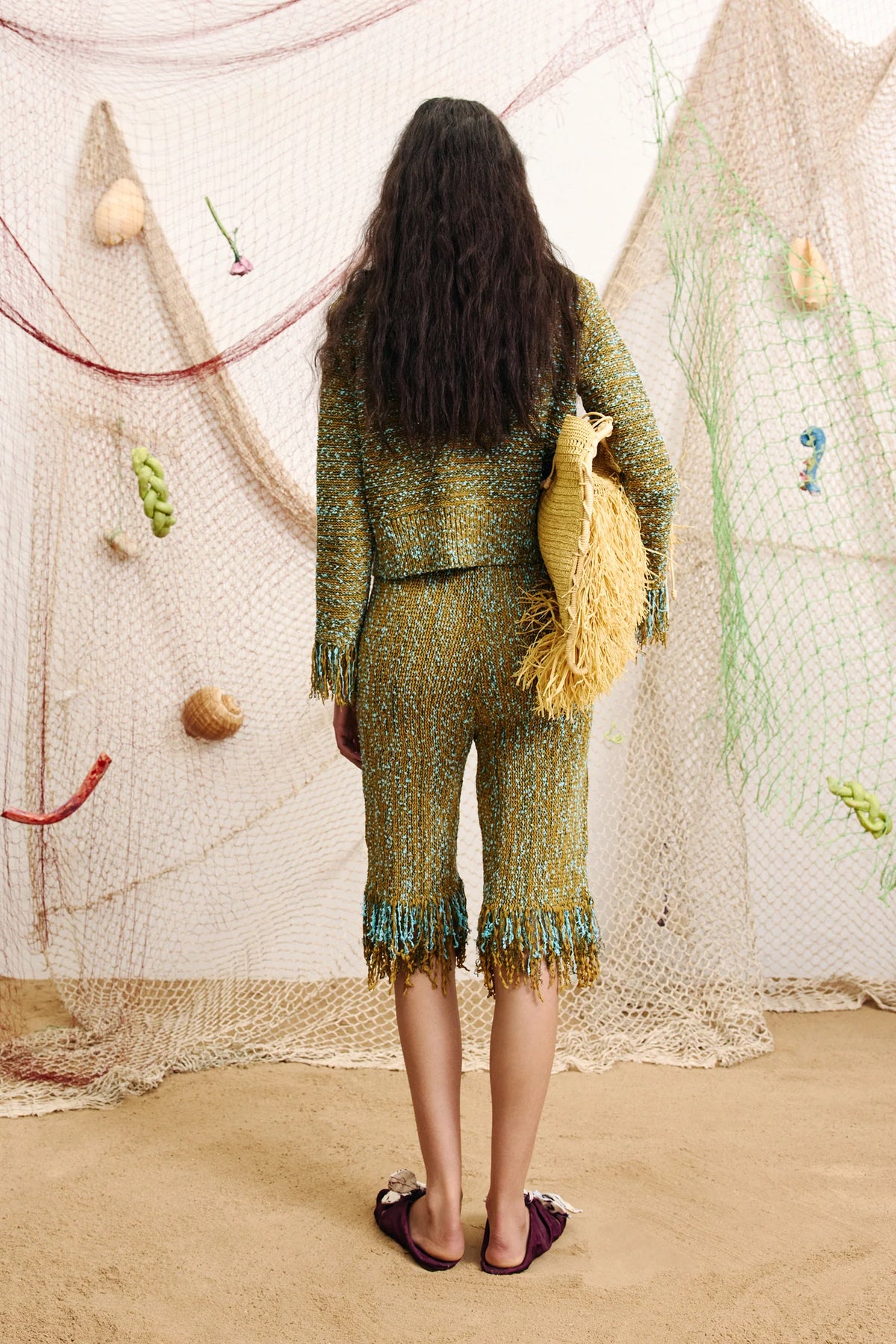 ALEMAIS - NIEVE SEQUIN KNIT PANT