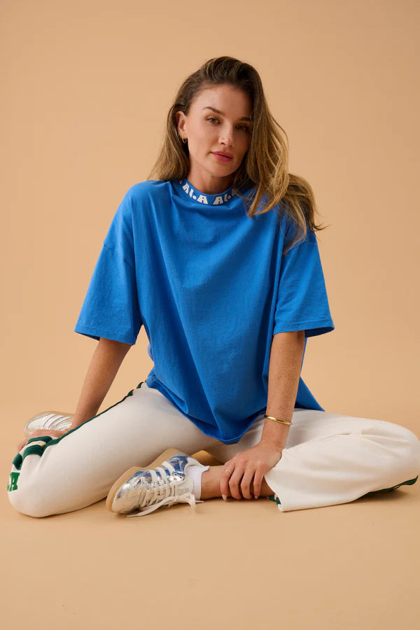 Elysian Collective Araminta James A James Oversized Tee French Blue