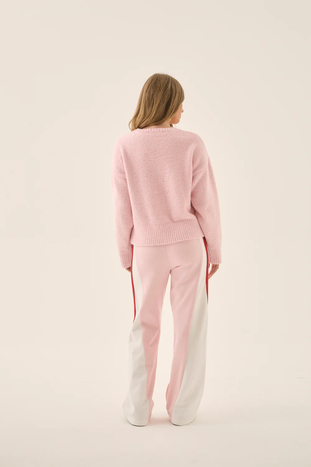 Elysian Collective Araminta James Aimes Shell Cardigan Ballet Pink