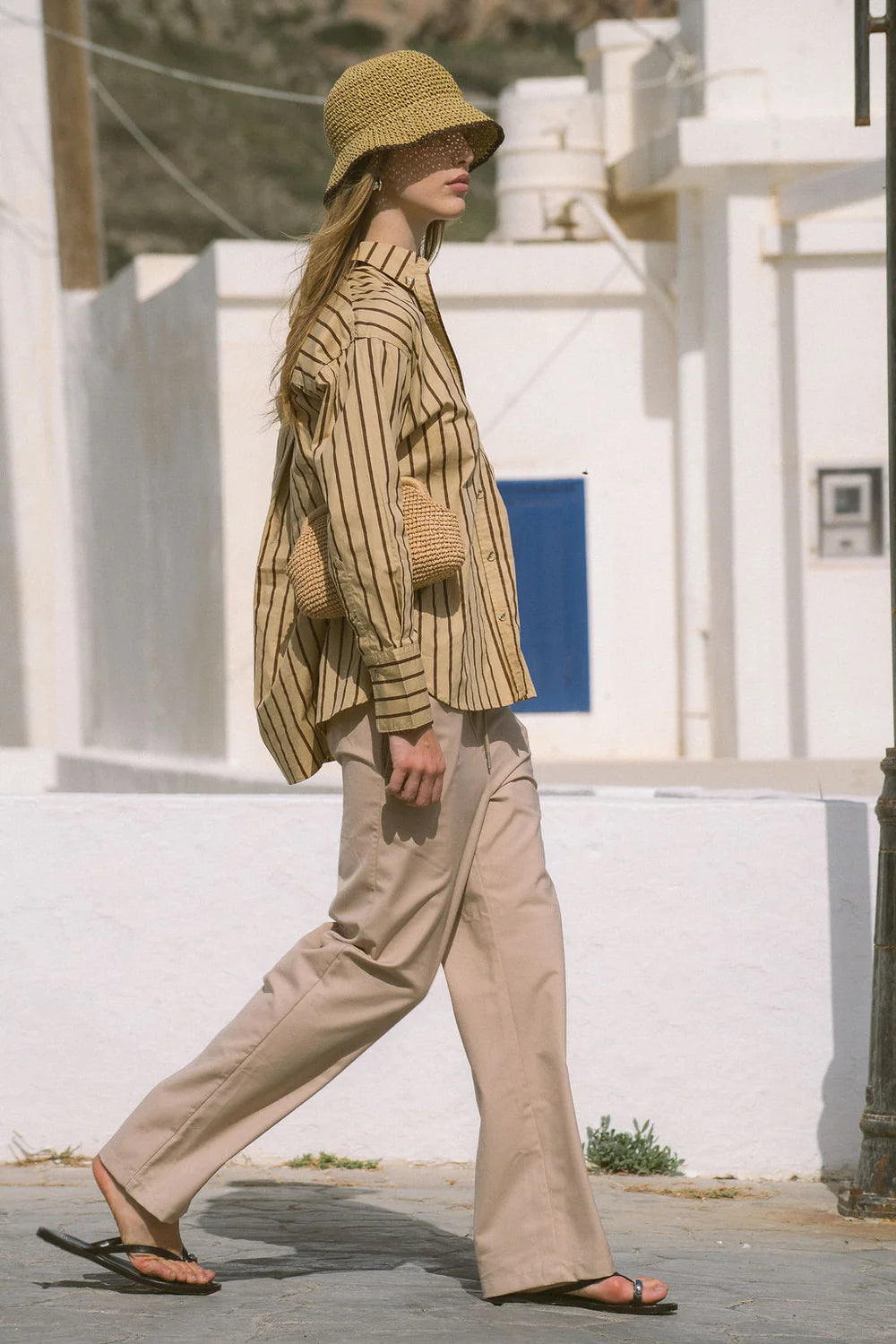 Elysian Collective Araminta James AJ Twill Pant Beige