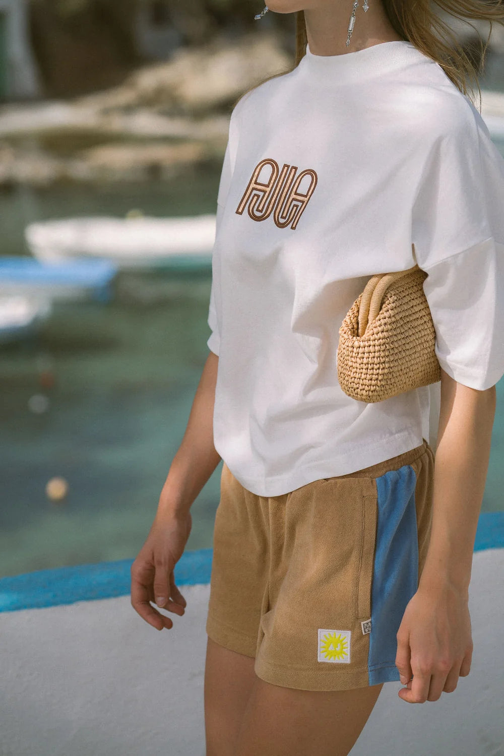Elysian Collective Araminta James Ajja Oversized Tee Snow