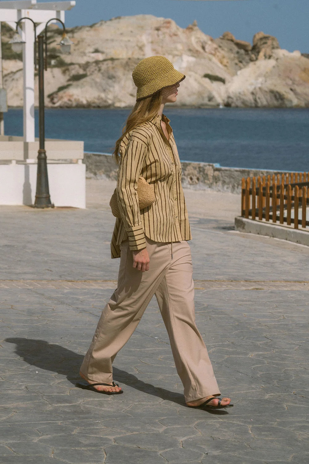 Elysian Collective Araminta James Ajja Pocket Shirt Sand