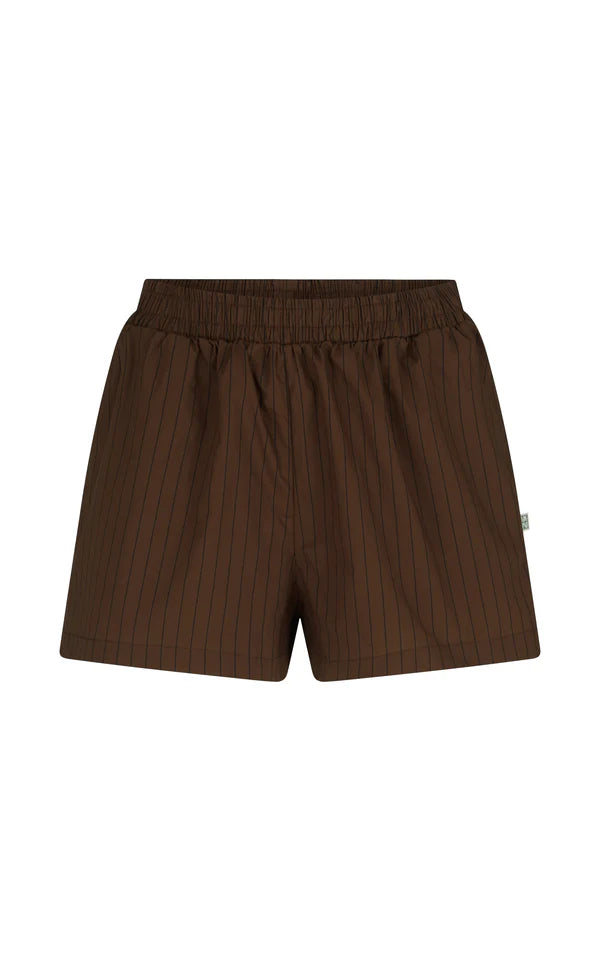 Elysian Collective Araminta James Ajja Stripe Short Mocha