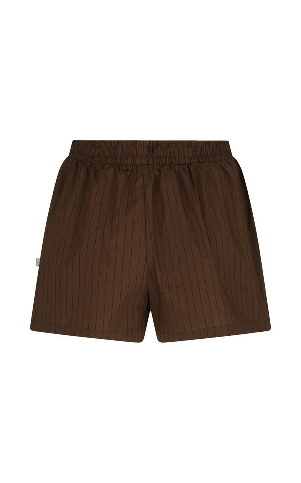 Elysian Collective Araminta James Ajja Stripe Short Mocha