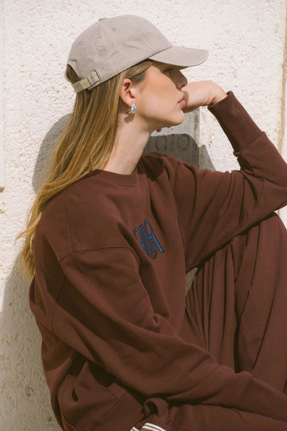 Elysian Collective Araminta James AJJA Sweatshirt Espresso