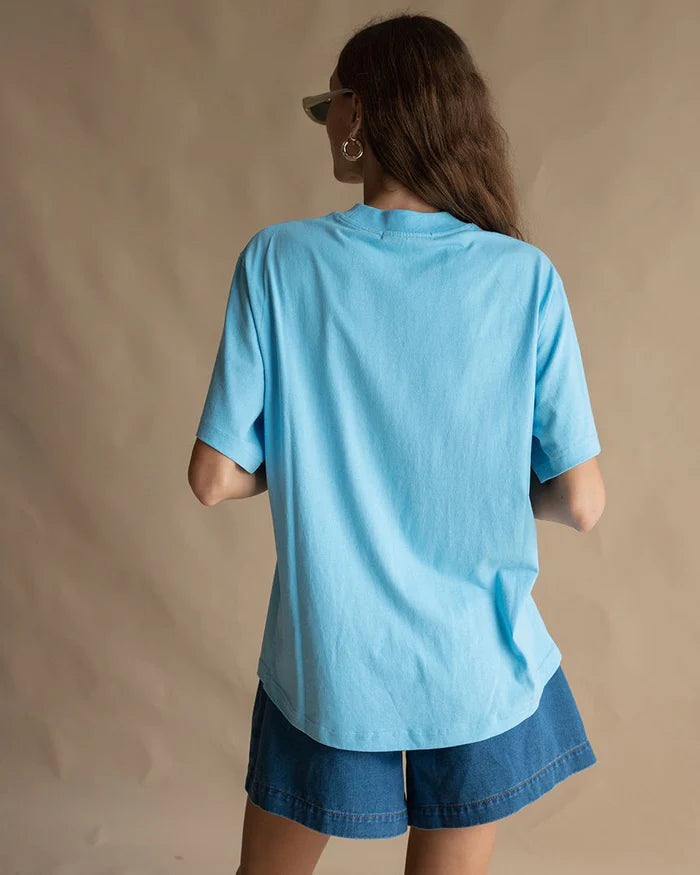 Elysian Collective Araminta James Je Taime Tee Shirt Ice Blue