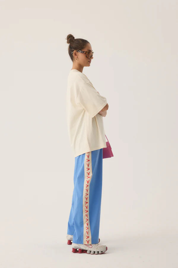 Elysian Collective Araminta James Lobster Oversized Tee Natural