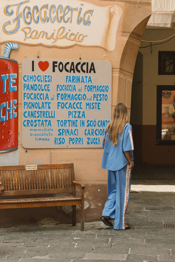 Elysian Collective Araminta James Lobster Shirt French Blue