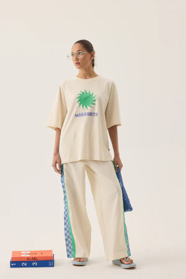 Elysian Collective Araminta James Margarita Oversized Tee Natural