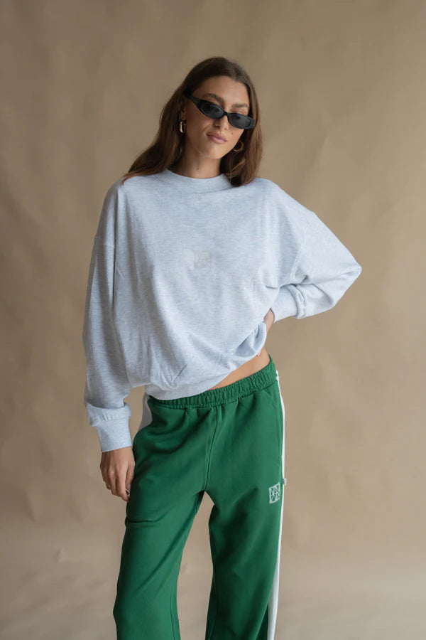 Elysian Collective Araminta James Monogram Classic Sweatshirt Cloud