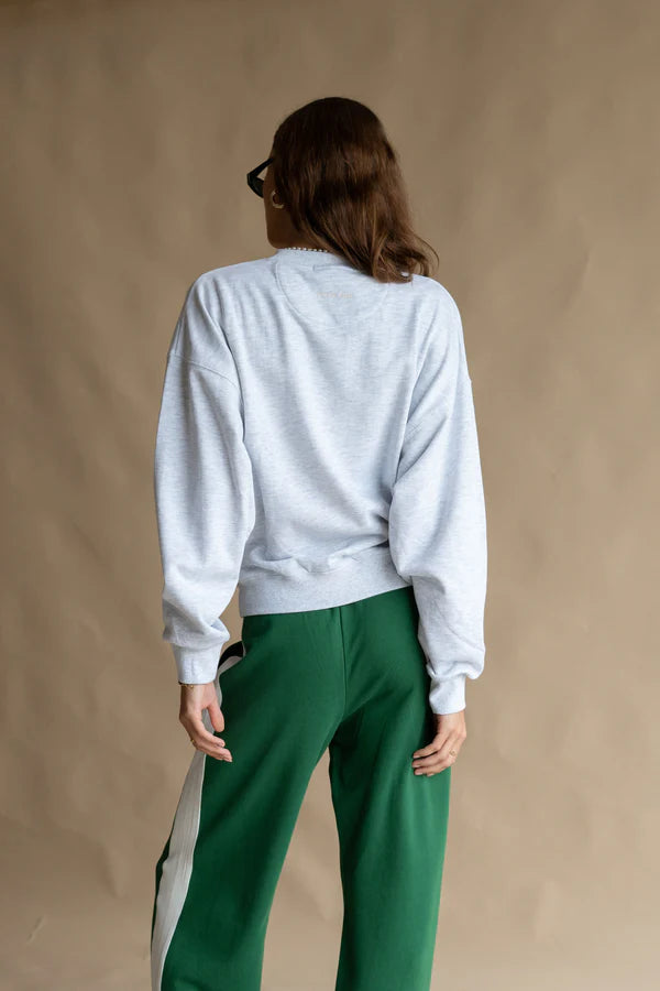 Elysian Collective Araminta James Monogram Classic Sweatshirt Cloud