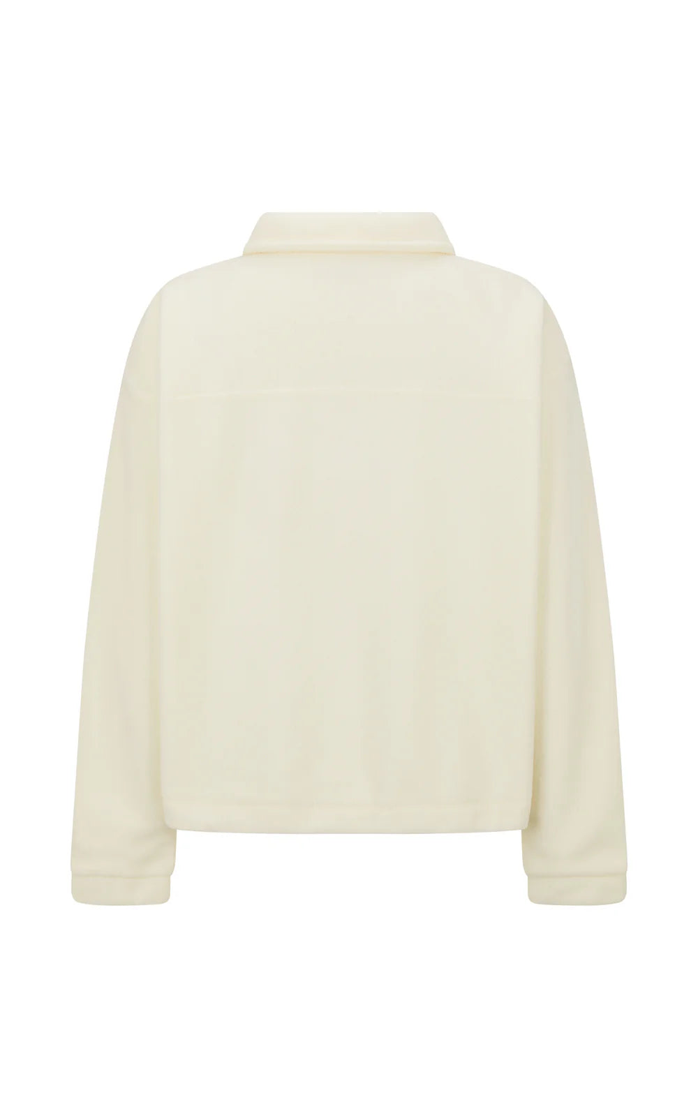Elysian Collective Araminta James Sherpa Zip Through Jacket Coconut