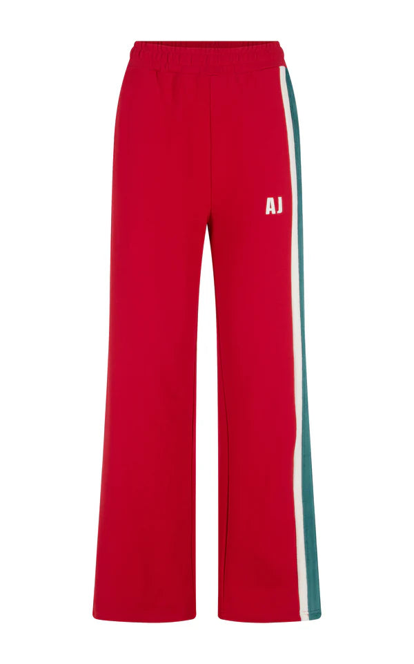 Elysian Collective Araminta James Single Stripe Trackpant Tango Red