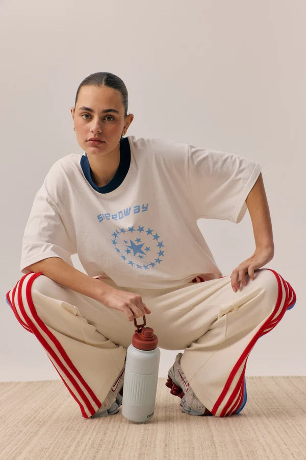 Elysian Collective Araminta James Speedway Tee Snow