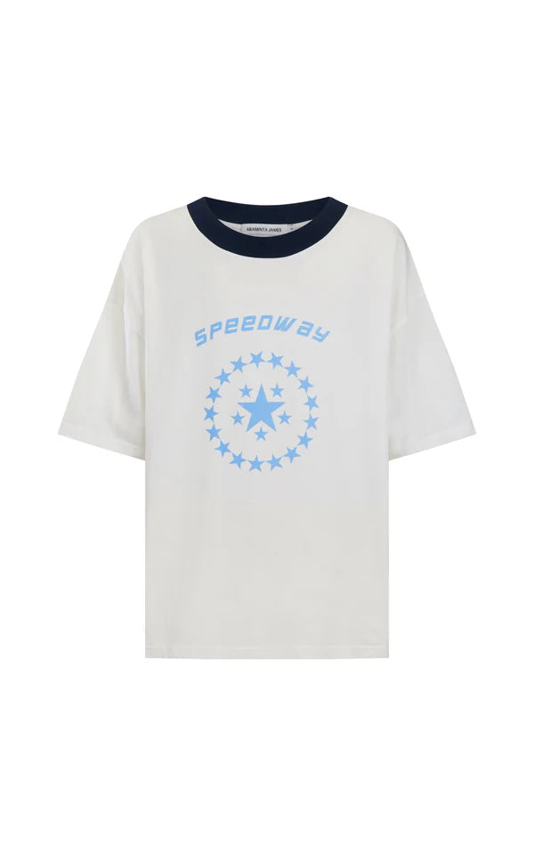 Elysian Collective Araminta James Speedway Tee Snow