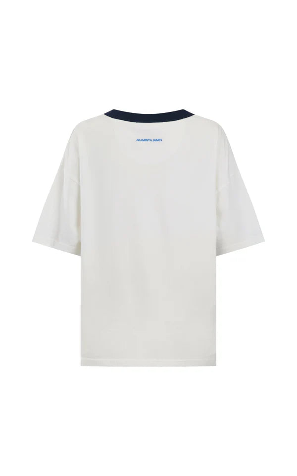 Elysian Collective Araminta James Speedway Tee Snow