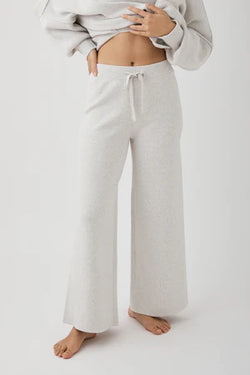 Elysian Collective Arcaa Organic Harriet Knit Pants Grey Marle 