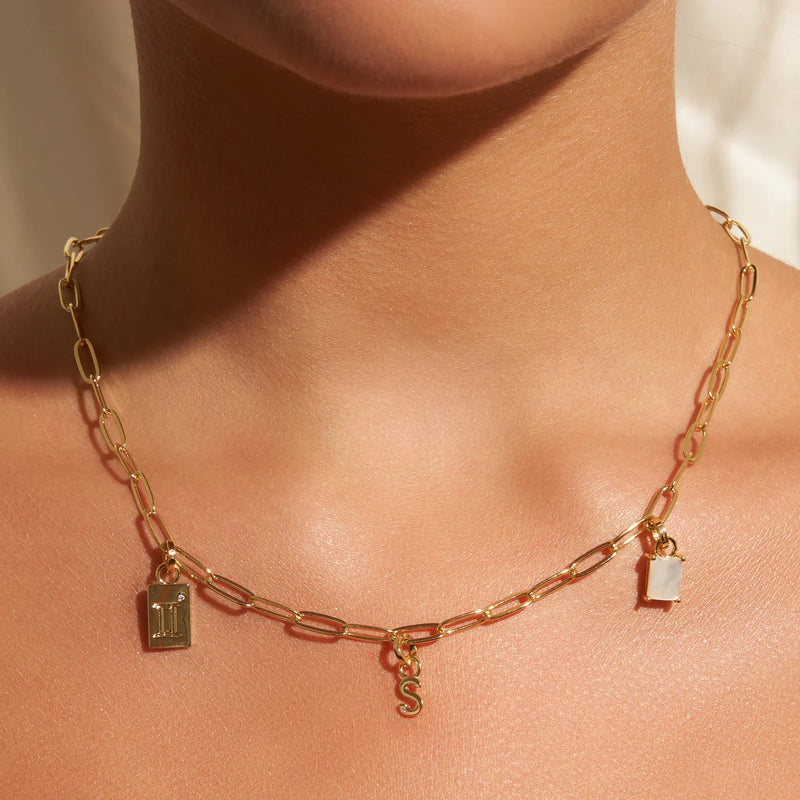 Elysian Collective Arms of Eve Valencia Gold Stacking Chain 
