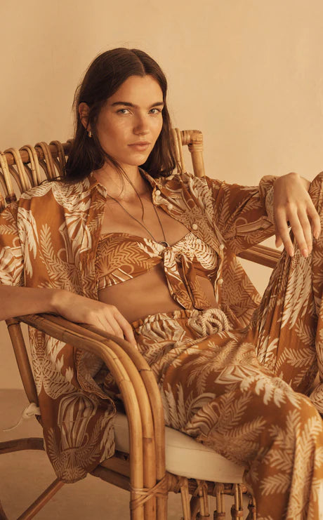 Elysian Collective Aur Ocea Dalla Palma Tie Bikini Top