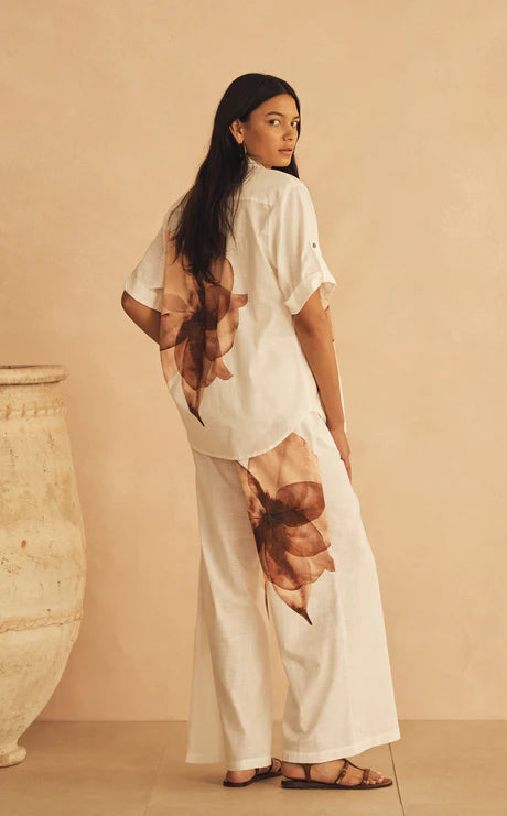 Elysian Collective Aur Ocea Stillsta Gathered Wide Leg Pant