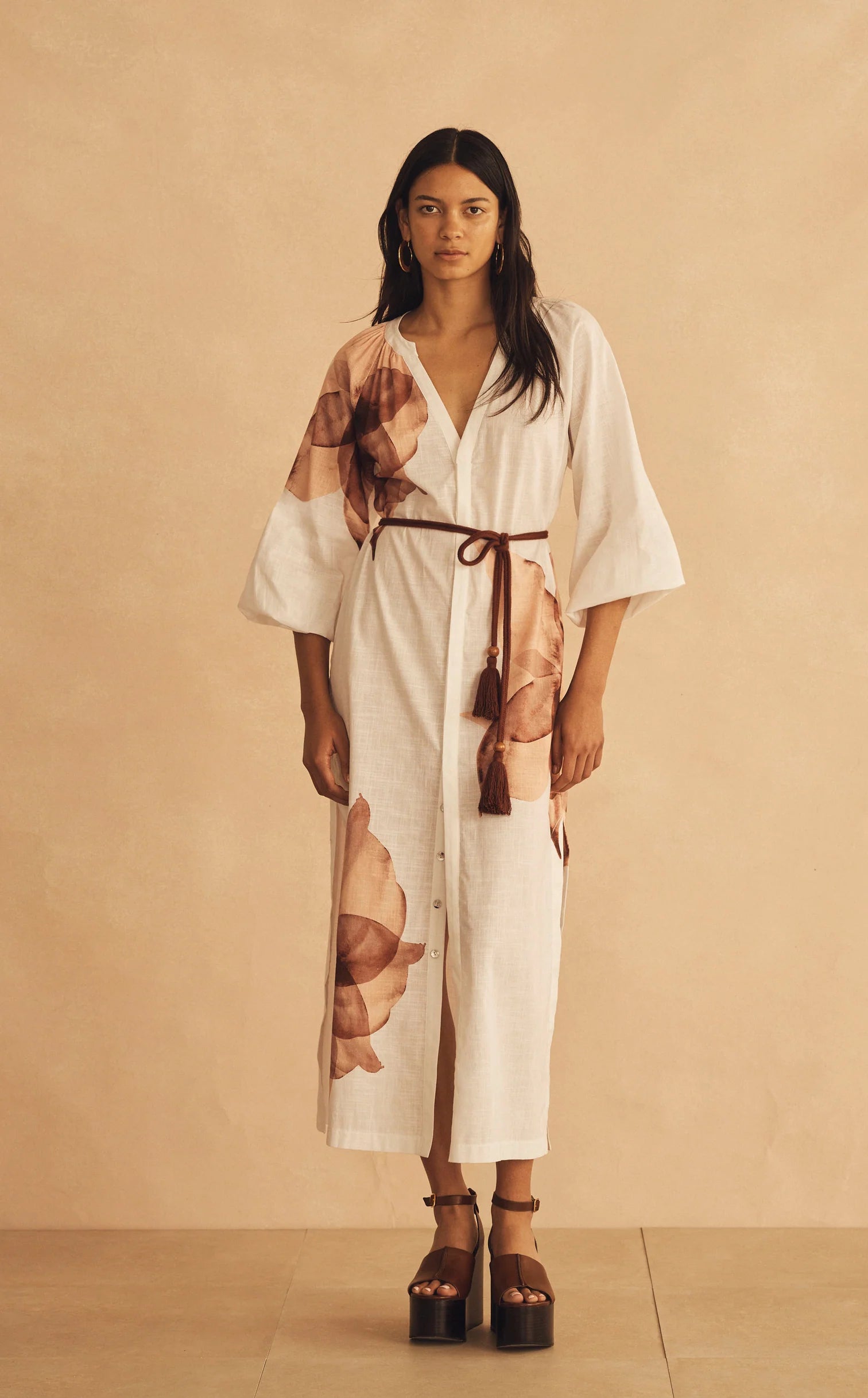 Elysian Collective Aur Ocea Stillsta Plunge Resort Dress