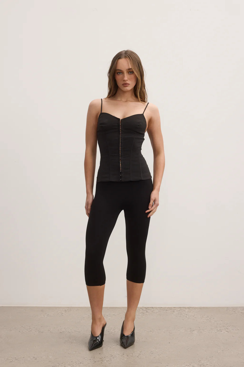 Elysian Collective Bayse Brand Envy Corset Black