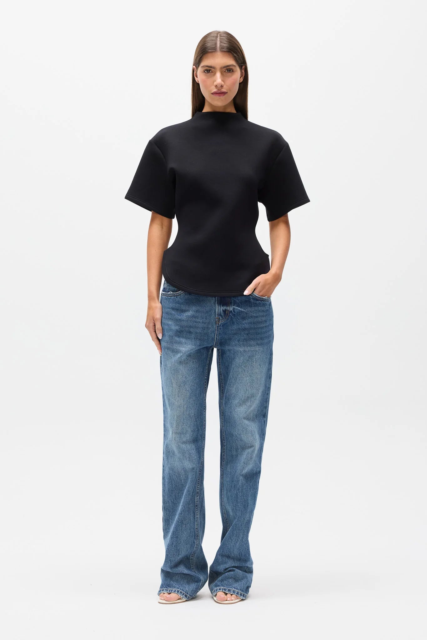 Elysian Collective Bayse Brand Esther T Shirt Black