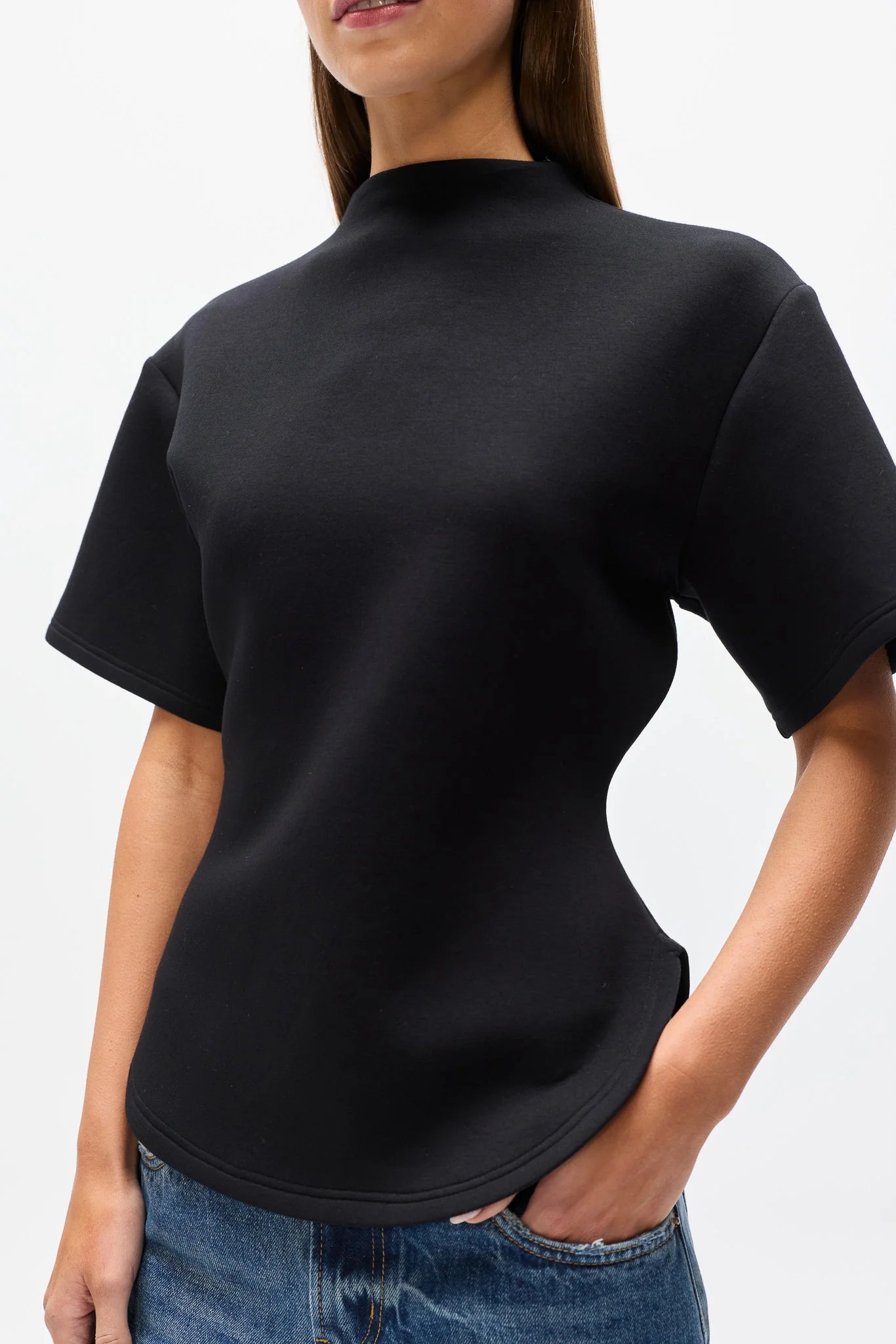 Elysian Collective Bayse Brand Esther T Shirt Black