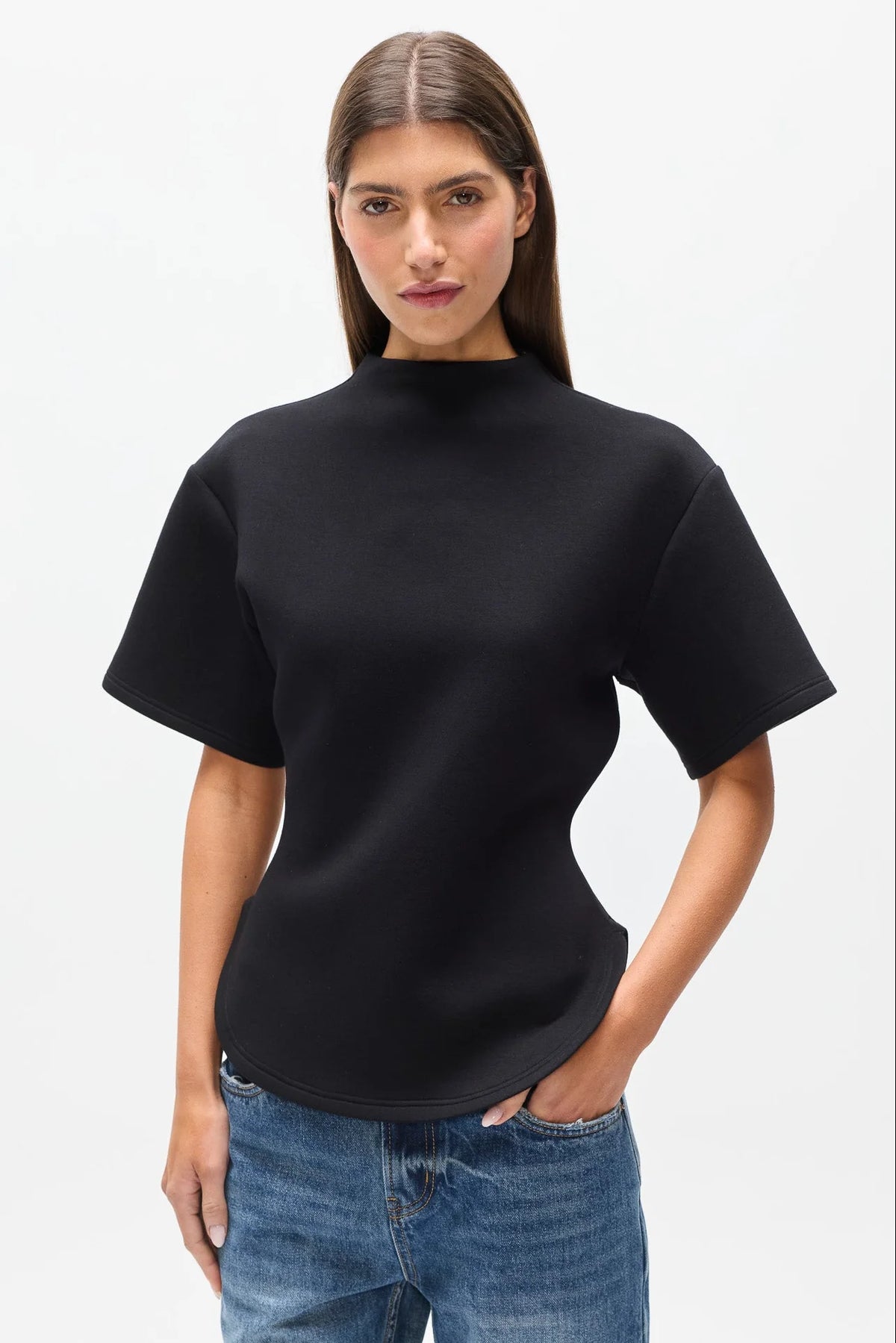 Elysian Collective Bayse Brand Esther T Shirt Black
