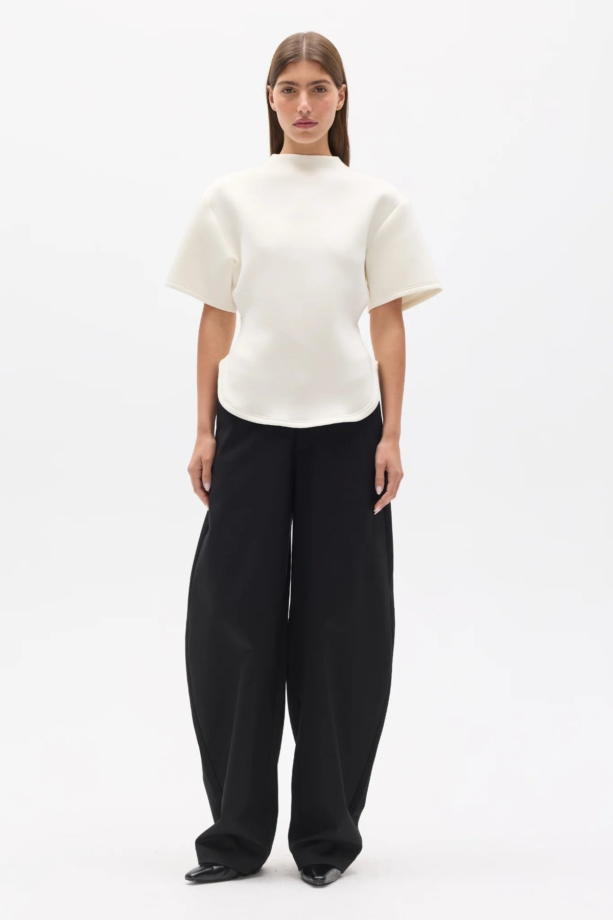 Elysian Collective Bayse Brand Esther T Shirt White