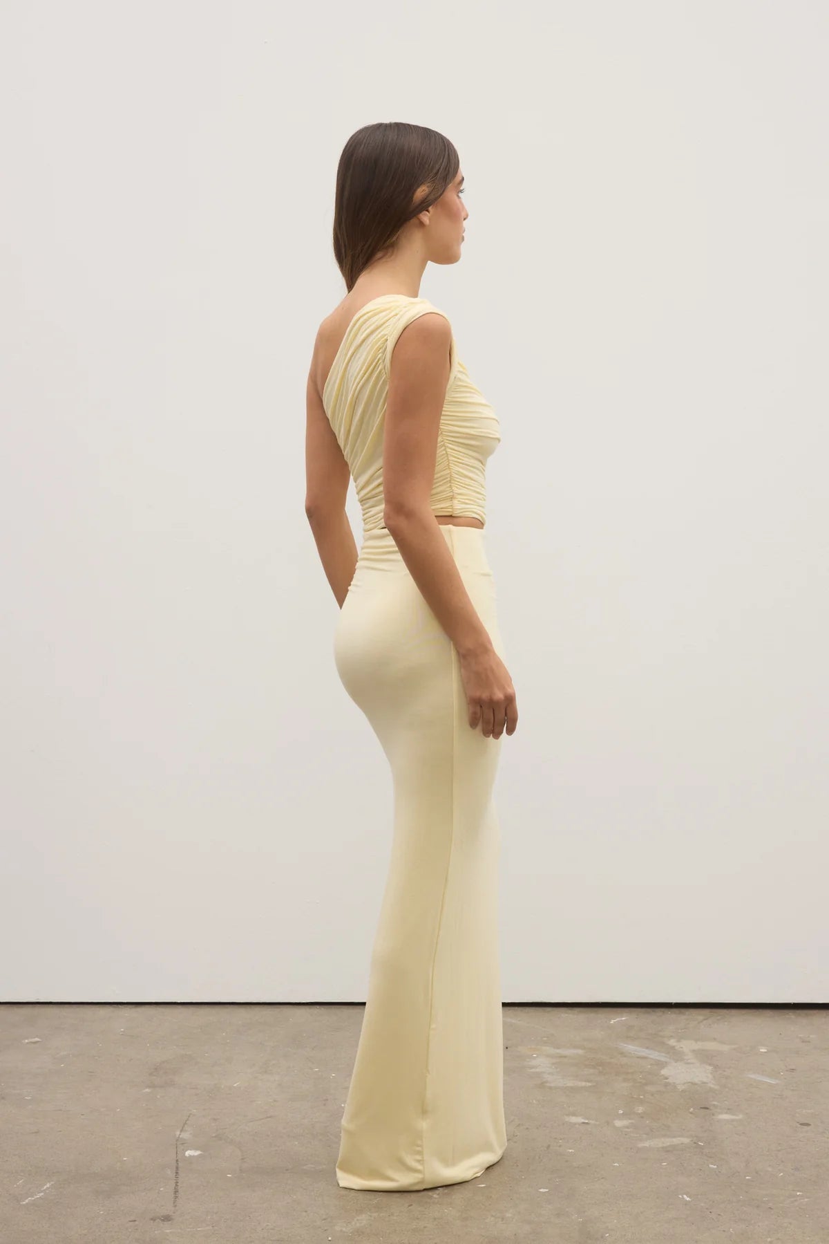 Elysian Collective Bayse Brand Ivy Maxi Dress Lemon 