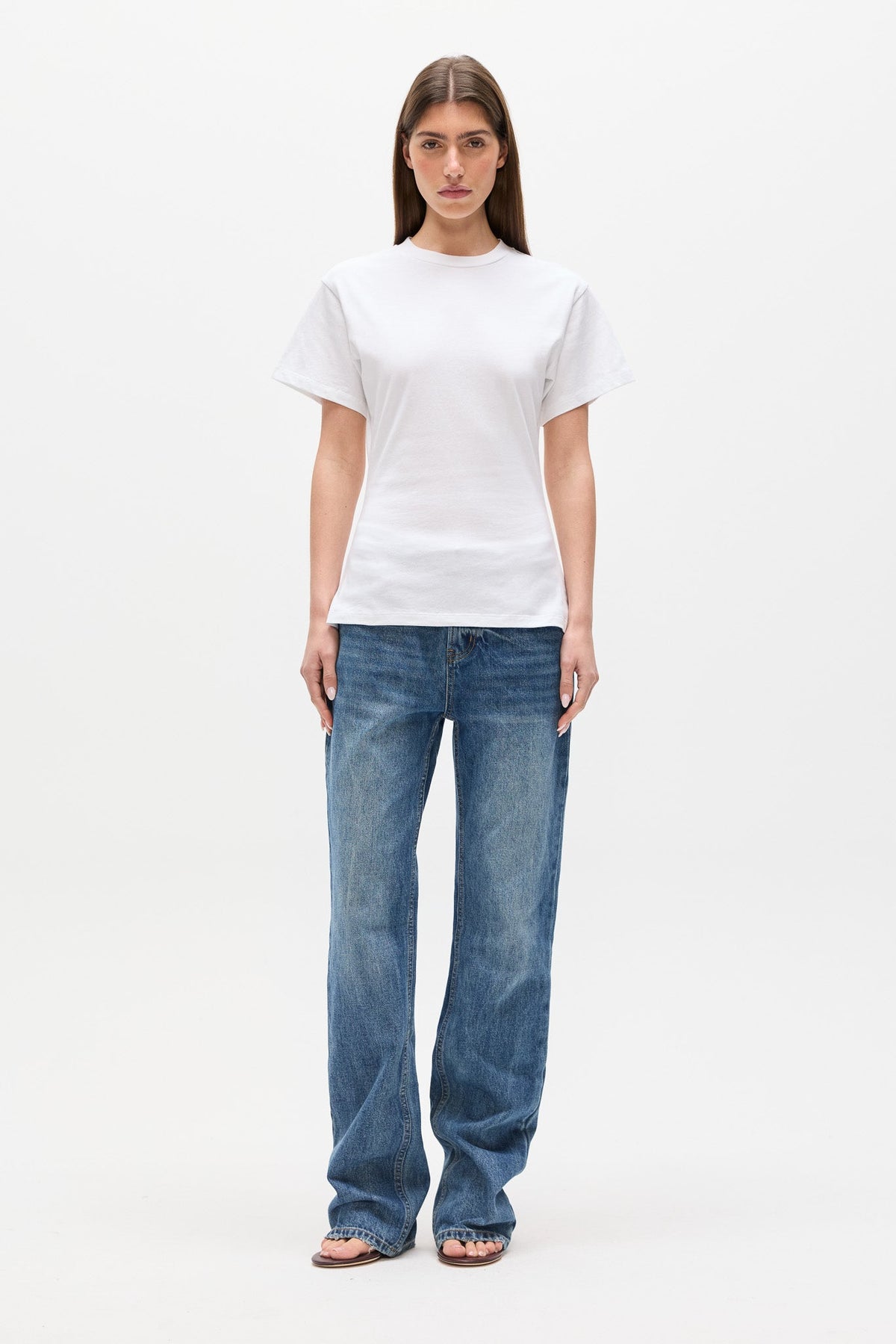 Elysian Collective Bayse Brand Java Top White