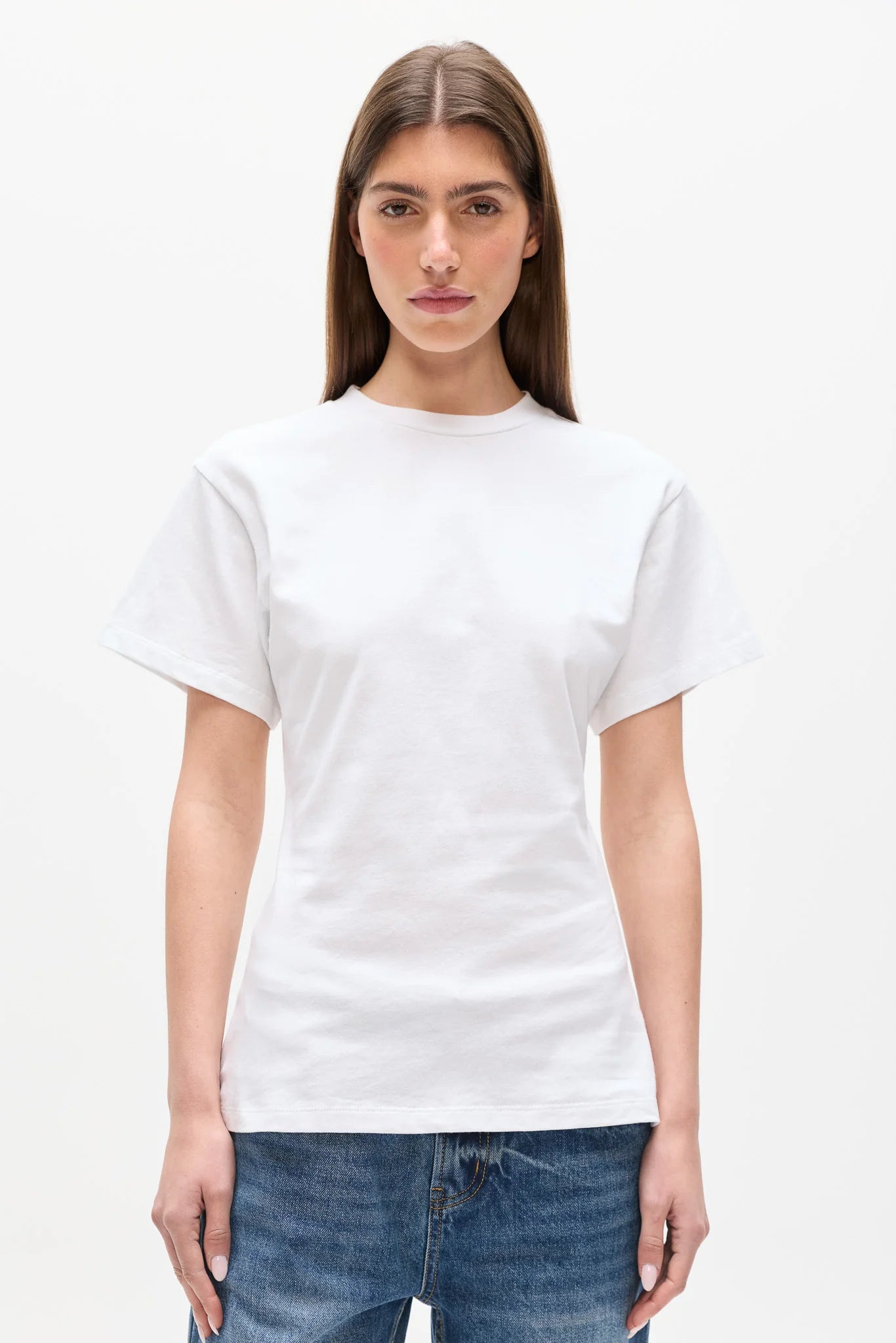Elysian Collective Bayse Brand Java Top White