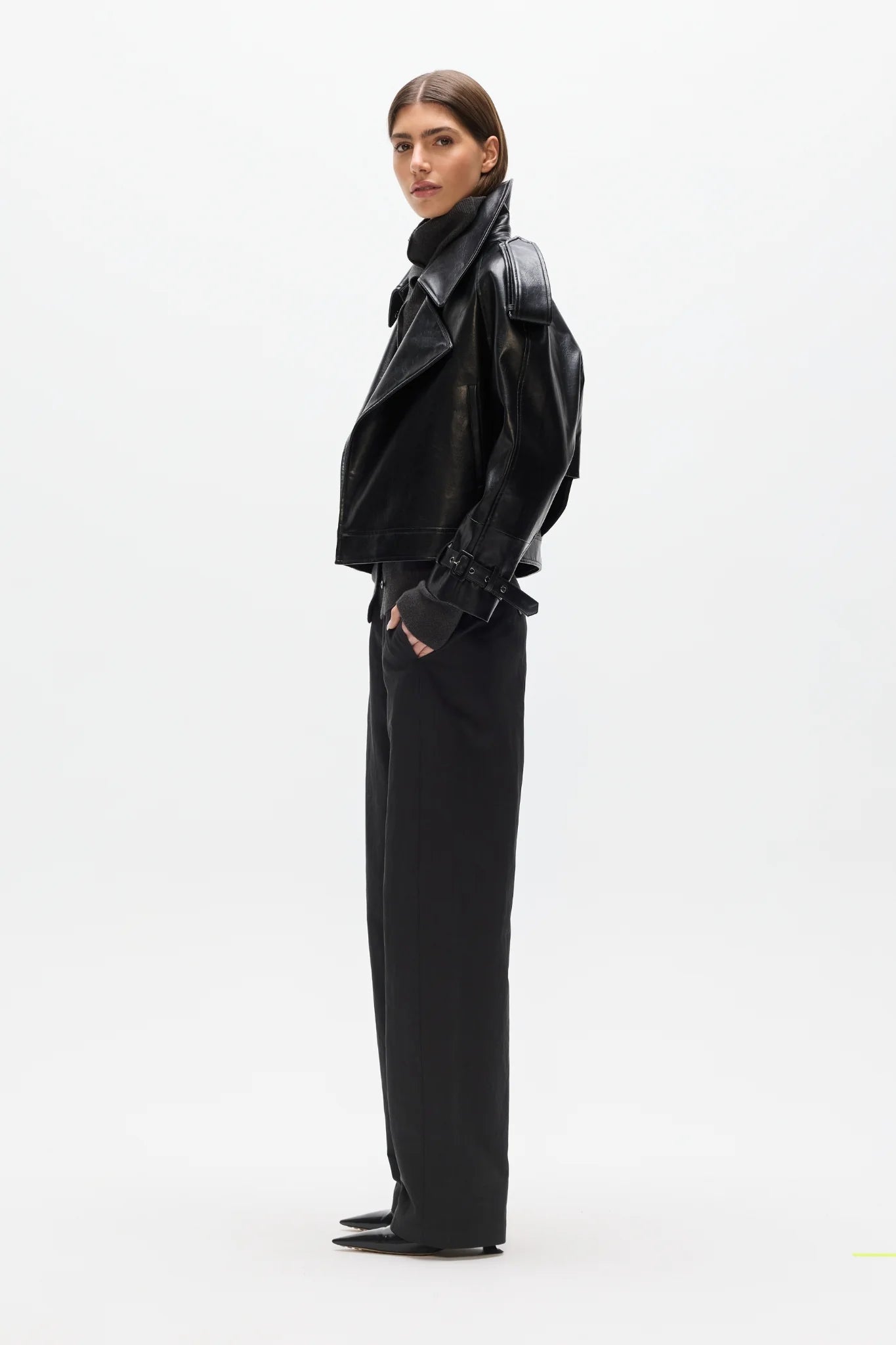 Elysian Collective Bayse Brand Knox Bomber Black