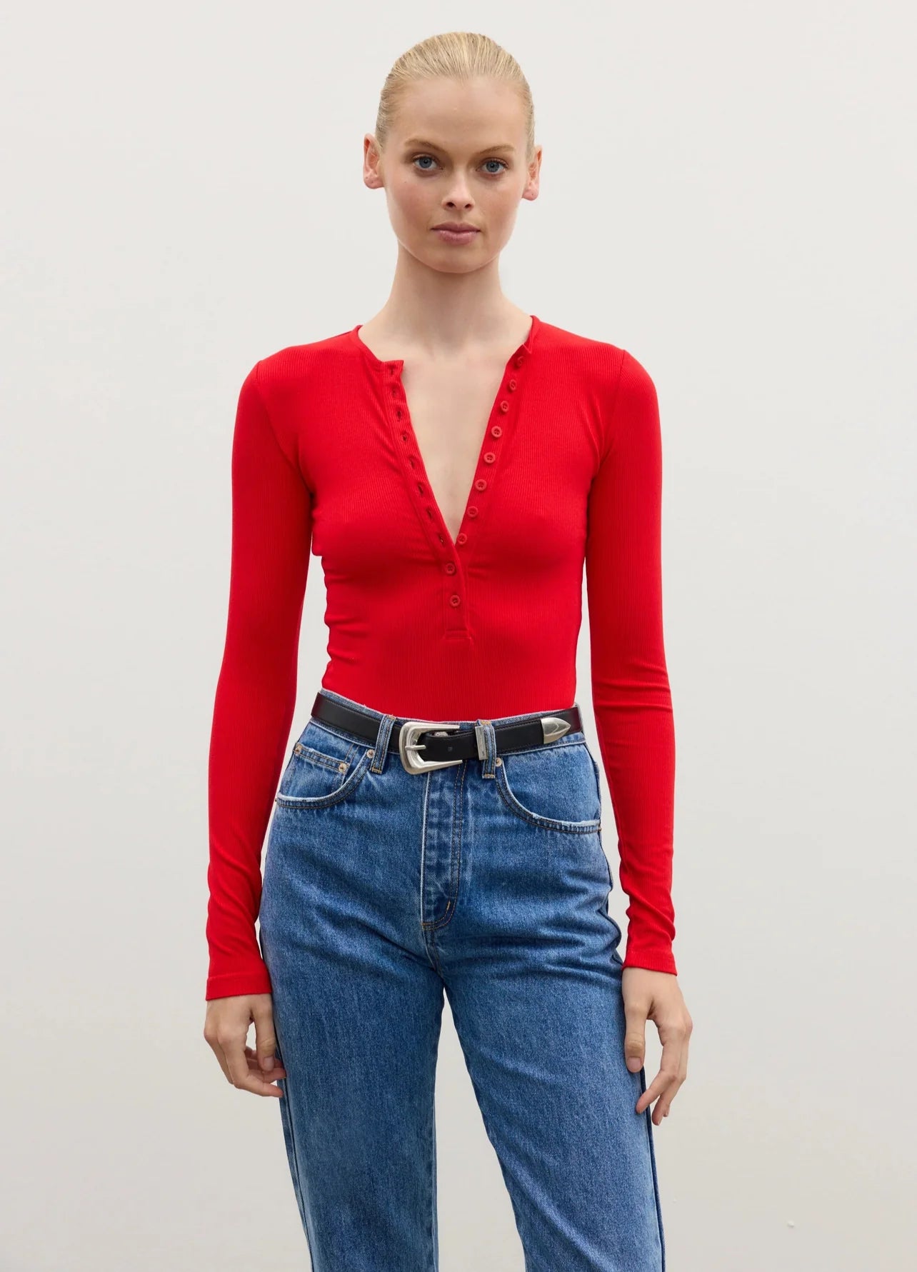 BAYSE BRAND - LARA BODYSUIT (CHERRY RED)