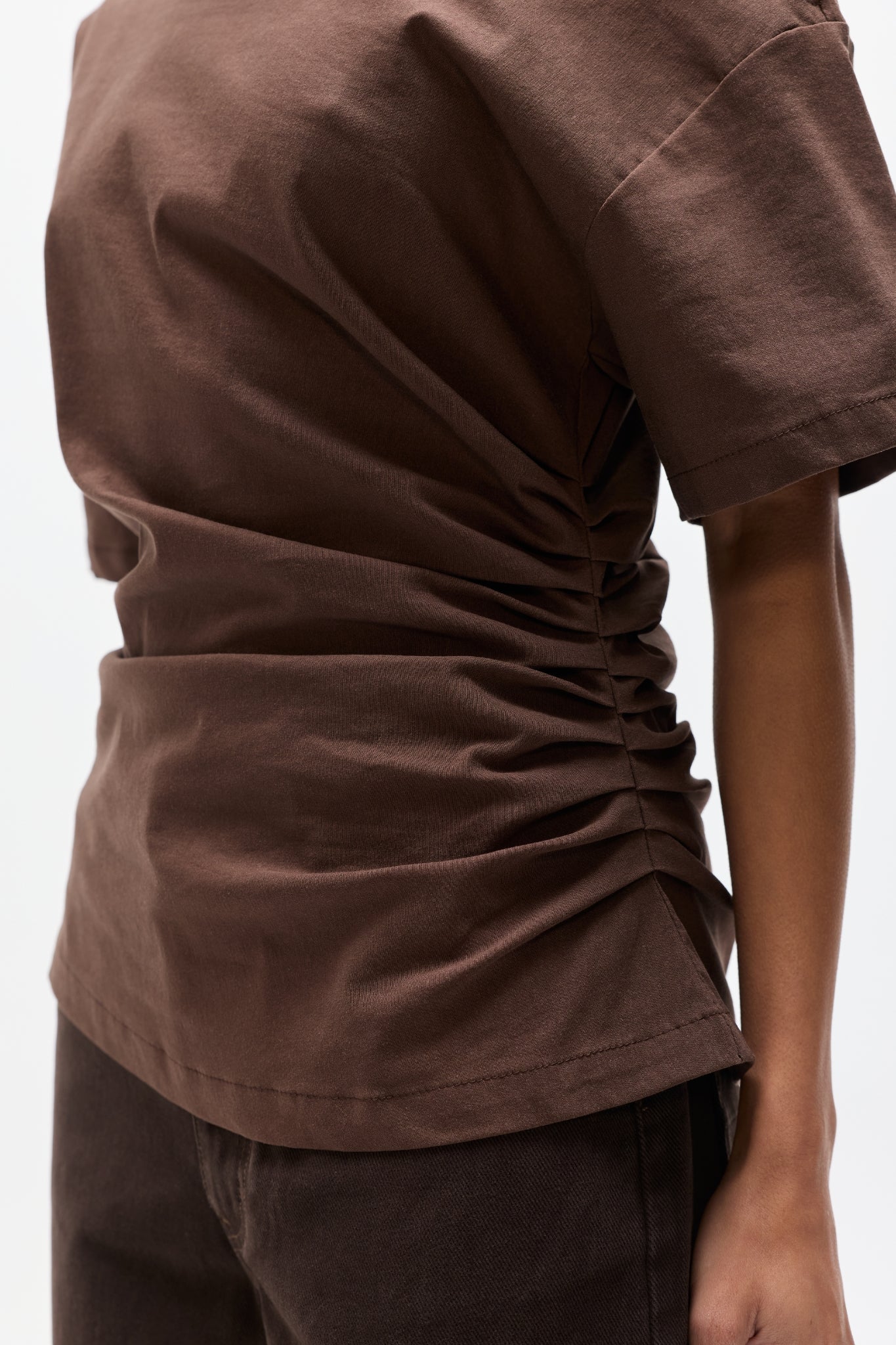 Elysian Collective Bayse Brand Suki Top Chocolate
