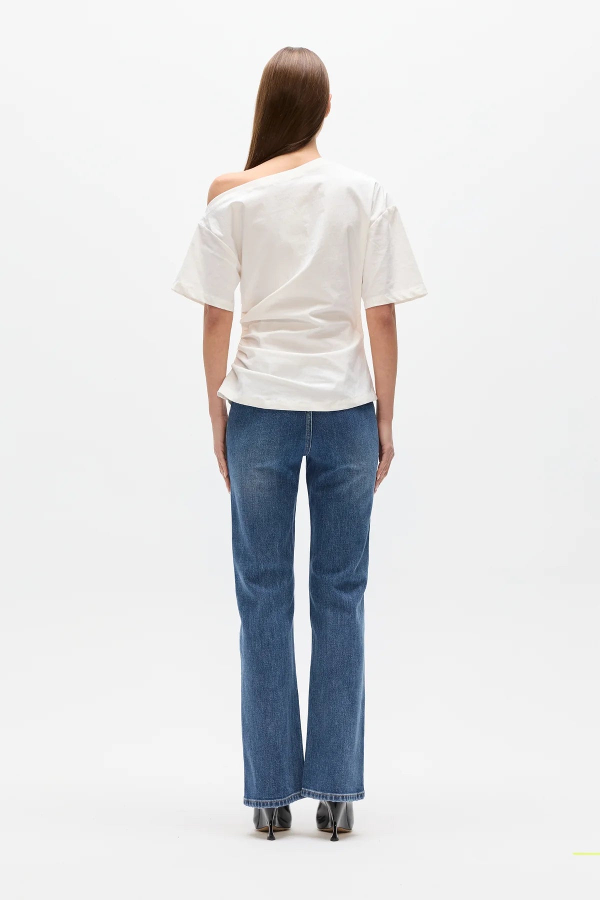 Elysian Collective Bayse Brand Suki Top White 