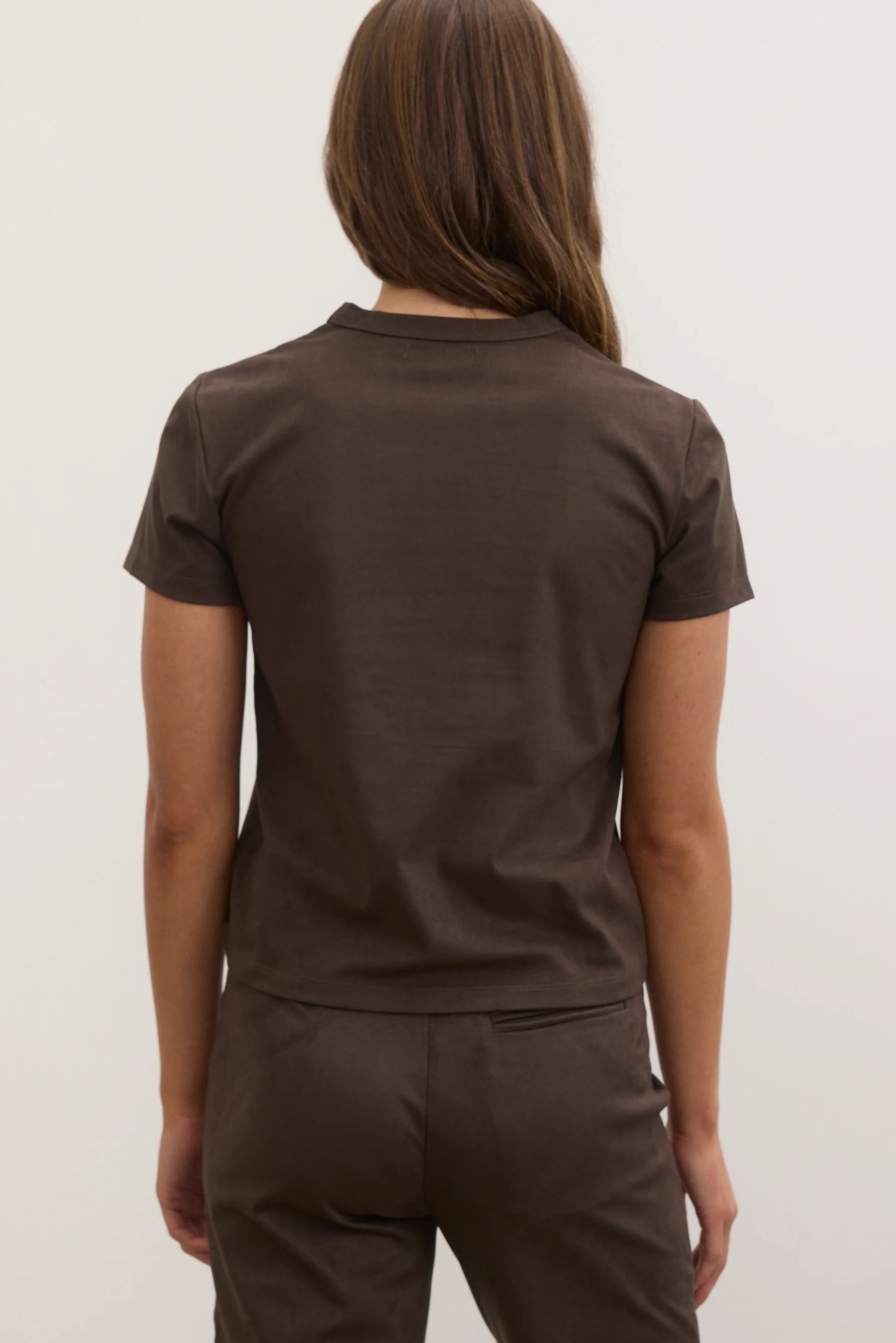 Elysian Collective Bayse Brand Tess Tee Dark Ashen