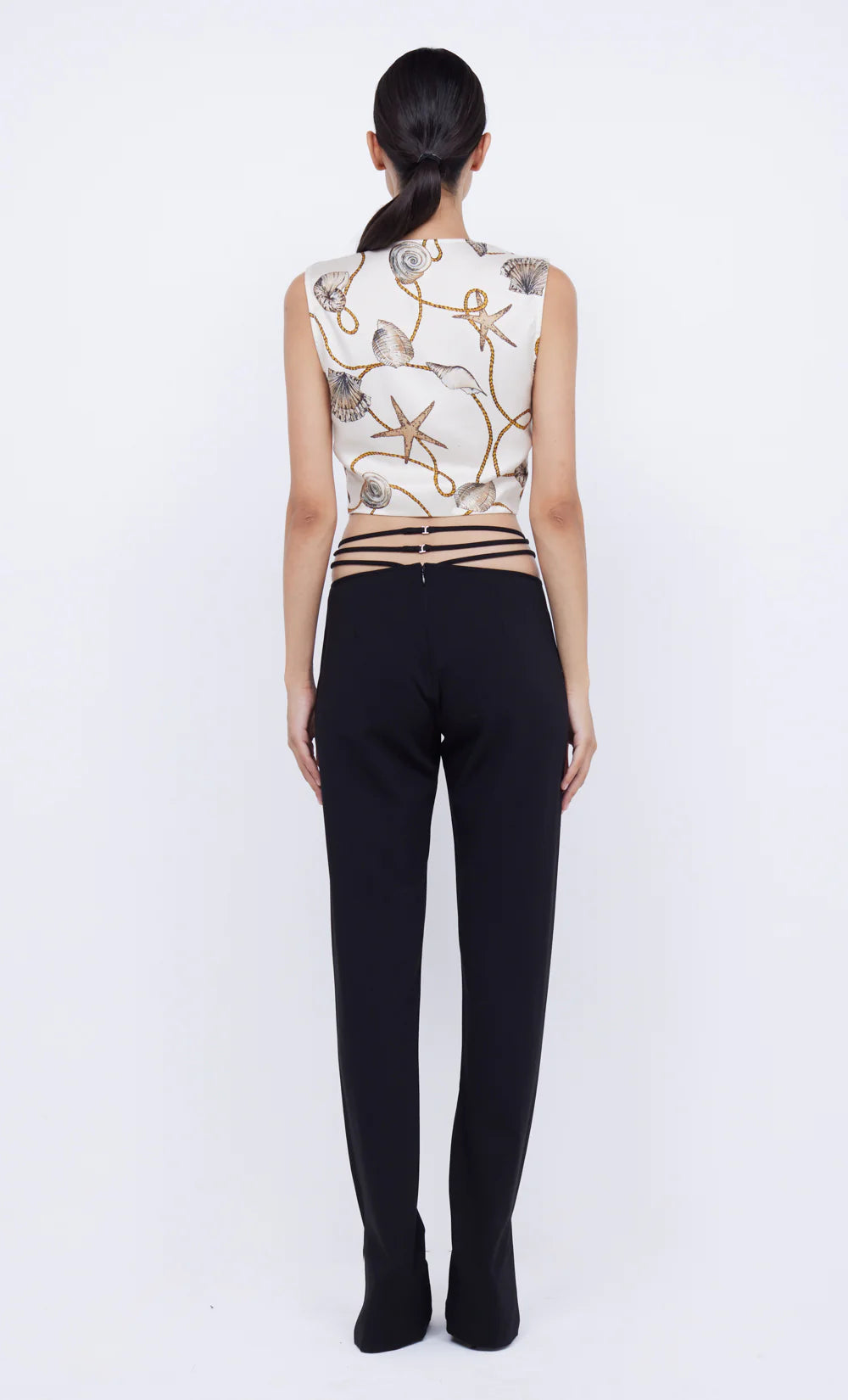 Elysian Collective Bayside Twist Crop Top